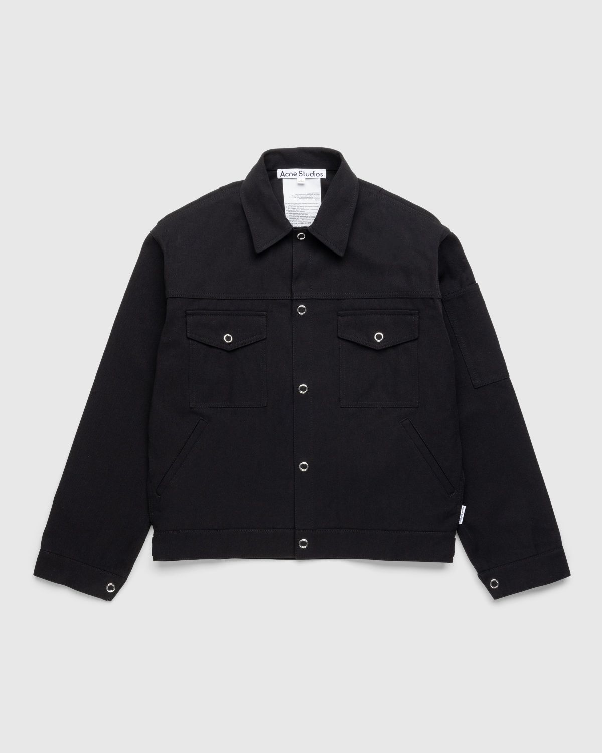 Acne Studios – Twill Jacket Black | Highsnobiety Shop